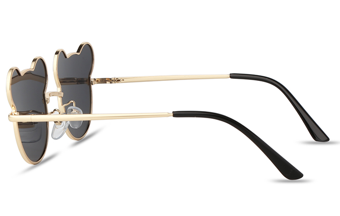 400166 Geometric Spring Hinges Kids Sunglasses