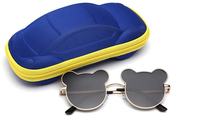 400166 Geometric Spring Hinges Kids Sunglasses