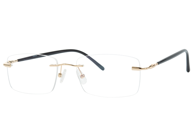 500024 Rimless Rectangle Eyeglasses