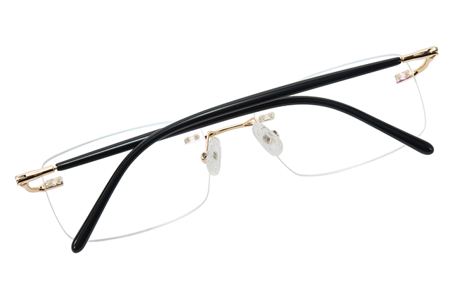 500024 Rimless Rectangle Eyeglasses
