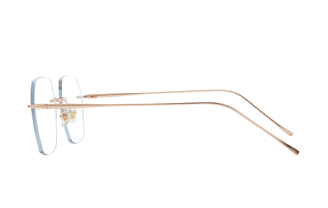 500028 Rimless Geometric Eyeglasses