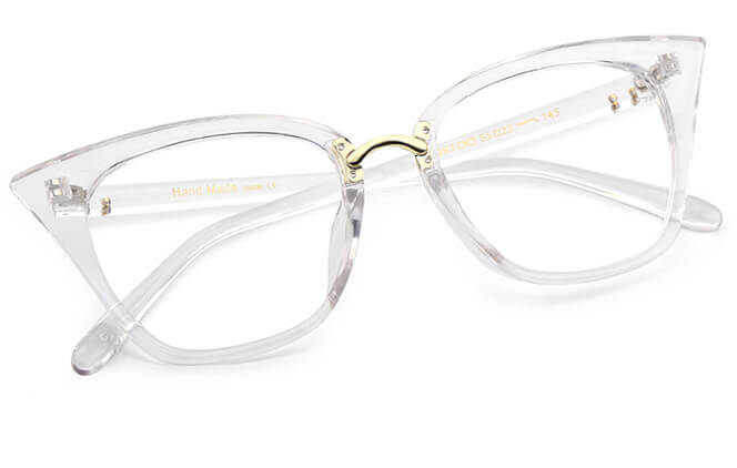 Endi Trendy Cat eye plastic frame