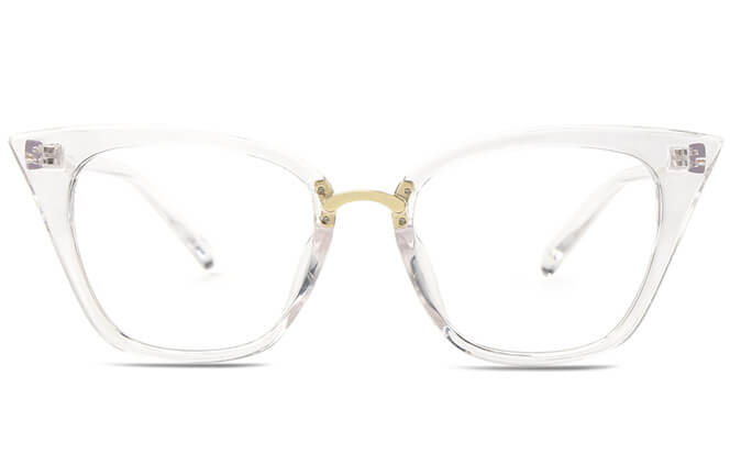 Endi Trendy Cat eye plastic frame