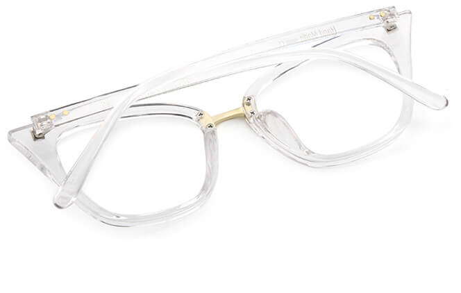 Endi Trendy Cat eye plastic frame